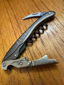 Lisse J. LOHR Gris Aluminio Camareros Sacacorchos Vino Abridor de Llaves - Imagen 1 de 5