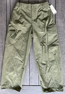 Pantalones de bolsillo cargo de tiro alto Calia para mujer cubierta de nubes oliva relajado mediano - Imagen 1 de 5