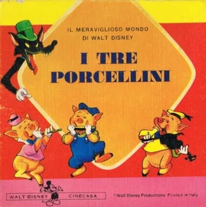 THREE LITTLE PIGS (1933) WALT DISNEY - ITALY SUPER 8 COLOR - Picture 1 of 2