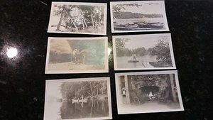 Lot: 20 Maine RPPC Photo Postcards 1910's Scenic Lakes Moose Historic Buildings  - Picture 1 of 4