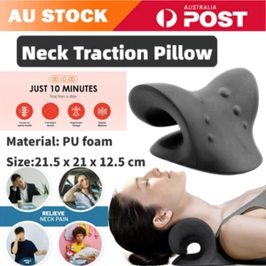 Neck Traction Pillow Original Cloud Shape Neck Stretcher Pain Relief Cervical - Picture 1 of 10