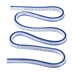 Flexible Ruler 36 Inch 90cm Curve Ruler for Engineering Drawing Blue - Picture 1 of 6