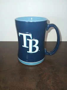 TAMPA BAY RAYS COFFEE MUG - BOELTER BRANDS - 2011 - 4.5" TALL - BLUE - Picture 1 of 5