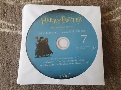 Harry Potter And The Goblet Of Fire Cd Audiobook Replacement Discs - Image 1 of 4