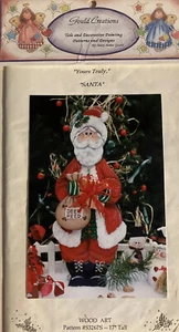 Vintage Tole Pattern Packet: Santa 17" Tall by Mary Helen Gould - Picture 1 of 3
