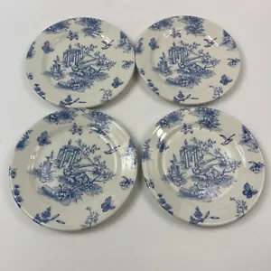 Churchill Blue Toile 6,75" Brot Butter Dessert Teller 4er Set - Bild 1 von 6