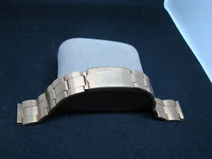 BENRUS NOS GOLD TONE WRISTWATCH LINK BRACELET/BAND 19mm ! - Picture 1 of 3