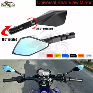 Espejos retrovisores laterales con manillar aptos para Z900 Z900RS Z800 Z1000 Z750 NINJA 650 - Imagen 1 de 17