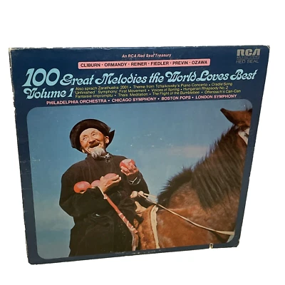 100 Great Melodies The World Loves Best (Volume 1) (Vinyl, 1973) RCA Red Seal - Image 1 of 4