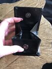Equilibrium Black Leather Mens Coin Purse Wallet - Gift Boxed