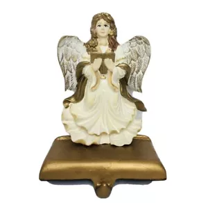 Vintage Windsor Collection Angel Stocking Hanger Christmas Holiday White - Picture 1 of 4