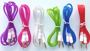 audio aux auxiliary cable 3.5mm jack male stereo FOR apple iphone 6 5 4s ipod 7 - Picture 1 of 29