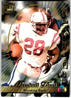 1996 Pacific Litho-Cel #Litho-46 Marshall Faulk - Image 1 of 2