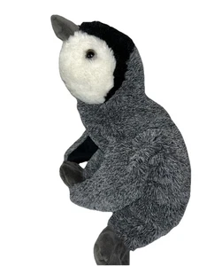 FAO Schwarz Adopt A Pets Pinguin 22 Zoll liegend grau Plüsch Kuscheltier weich 2021 - Bild 1 von 7