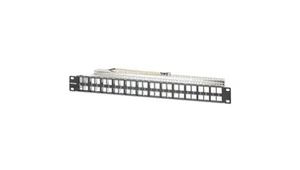panel patch 48 portów na moduł KEYSTONE, 1U, z tacką - Zdjęcie 1 z 1