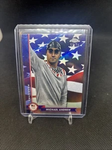 Michael Andrew Topps Chrome Olympics Card /76  - Picture 1 of 2