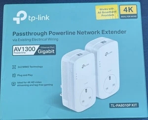 TP Link Powerline Network Extender TL-PA8010P Kit 1300AV - Photo 1/10