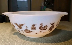 Vintage Pyrex "Early American" 2,5 Quart Cinderella verschachtelte Rührschüssel #443 - Bild 1 von 6