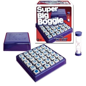 Super Big Boggle with 6x6 Grid and 36 Letter Cubes by Games USA, the Biggest ... - Picture 1 of 2