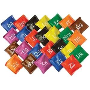 Sacs à fèves Kaplan Early Learning Alphabet - Lot de 26 - Photo 1/3