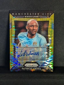 2020-21 Prizm Panini Signatures - Patrick Vieira Auto /10 Gold - Manchester City - Bild 1 von 4