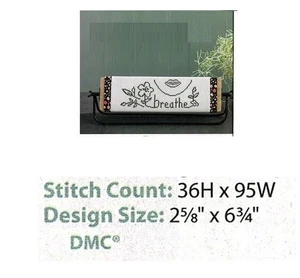 BREATH CROSS STITCH PATTERN ONLY YD SRA - Picture 1 of 1