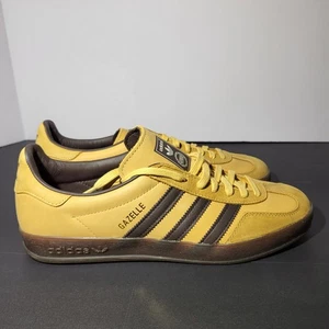 Adidas Gazelle Indoor Größe 9,5 Herrenschuhe Hafer dunkelbraun IH4771 NEU - Bild 1 von 10