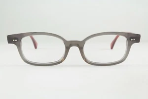 Rare Authentic Anne et Valentin MINIBA 1044 44mm Gray Red Frames Glasses France - Picture 1 of 6