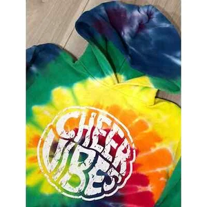 Cheer Vibes Tye Dye Sweatshirt, YXL, #423-Q - Picture 1 of 3