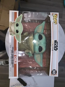 Funko Pop Vinyl Star Wars Mandalorian #369 The Child Jumbo Size 10 Inch Kids Toy - Picture 1 of 1