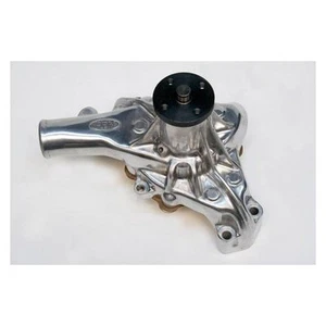 PRW 1435015 High Performance Polished Aluminum Water Pump for Chevy 262-400 SBC - Picture 1 of 3