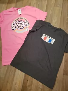 Woman's Graphic Tee's SIZE:M/L * NEW WITH TAGS* - Picture 1 of 4