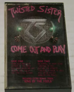 Twisted Sister Come Out And Play Cassette 1985 Tape Vg+ Dee Snyder - Picture 1 of 7