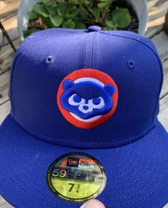 hat club exclusive Chicago Cubs 1990 All-Star game alternate pink bottom 7 3/4 - Picture 1 of 9