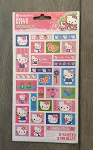 New DesignWare Hello Kitty 2 Sheet Sticker Pack (60 Stickers) Sanrio - Picture 1 of 3