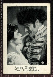 Tobacco Card, Josetti,FILM PICTURES,1932,Ursula Grabley & Wolf Albach-Retty,#792