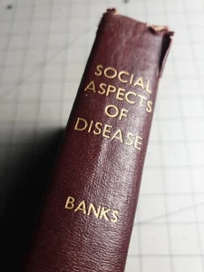 Soziale Aspekte der Krankheit Leslie Banks 1953 gebundenes Buch EX-LIBRARY - Bild 1 von 10