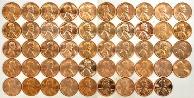 1959-1981 P,D,S 1C Lincoln Memorial Cents Copper Set UNC - Image 1 of 2