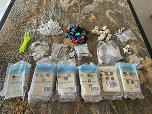 Enorme Red LAN RJ15 Teléfono RJ45 Cat5 Accesorio de Circuito Kit de Montaje en Pared Años 100 Piezas - Imagen 1 de 12