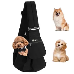 Pet Sling Carrier Small Dogs And Cats Carrier Sling Hand Free Adjustable Small P - Picture 1 of 6