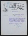 Facture 1924 MARSEILLE  DATTE MUSCADE SALOMON BOUILLET illustr&#233;e 66