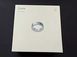 BRAND NEW SEALED Oura Ring 4 Smart Ring Size 8 Activity Tracker, 4th Gen. Silver - Picture 1 of 2