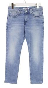 TOMMY HILFIGER Jeans Scanton Slim jeans Men's W29 L28 Distressed Zip Whiskers - Picture 1 of 12
