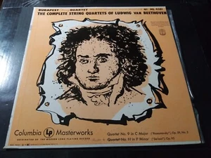 Budapest String Quartet - Beethoven Quartets VG++ 2nd Mono Columbia Record 1958 - Picture 1 of 4