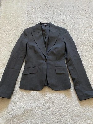 Blazer Express Mujer Manga Larga Pico Carbón Talla 4 Foto 1 de 4