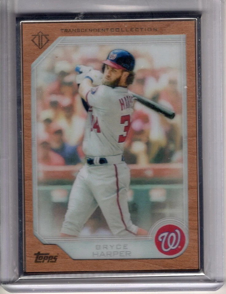 2017 Topps Transcendent Collection Icons BRYCE HARPER #4 Silver Framed 31/87  - Image 1 of 1