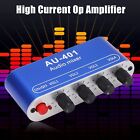 4 Input 1 Output Audio Mixer Stereo Mixing Board Headphone Amplifier DC 5‑12 LLI