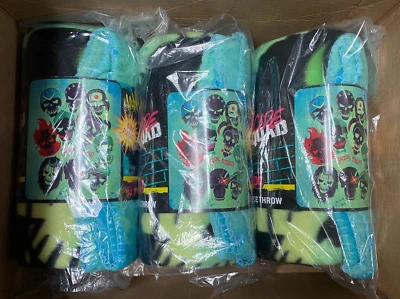 DC Comics - Manta polar Escuadrón Suicida 50" x 60" - Harley Quinn-3 paquetes Foto 1 de 3