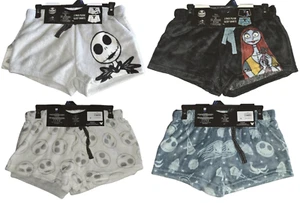 Official Disney Nightmare Before Christmas Jack Sally Lounge Shorts, 2-Pack! - Picture 1 of 15