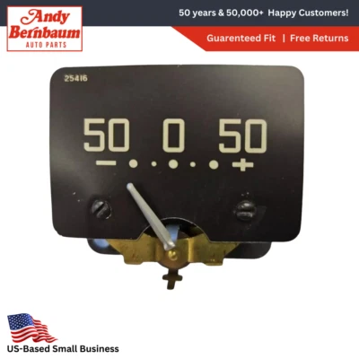 1951-1952 Plymouth Cambridge Cranbrook Concord Ammeter Voltage Gauge NOS 1383735 - Image 1 of 4